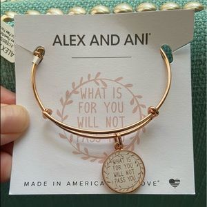 Alex&Ani Bracelet, Rose Gold colored